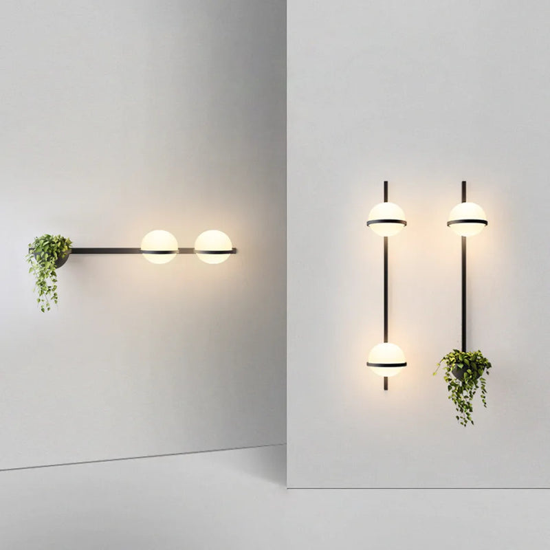 ™ LED Art Deco Wall Lights: Modern, Creative Plant Design for Home Living Room Bedroom
