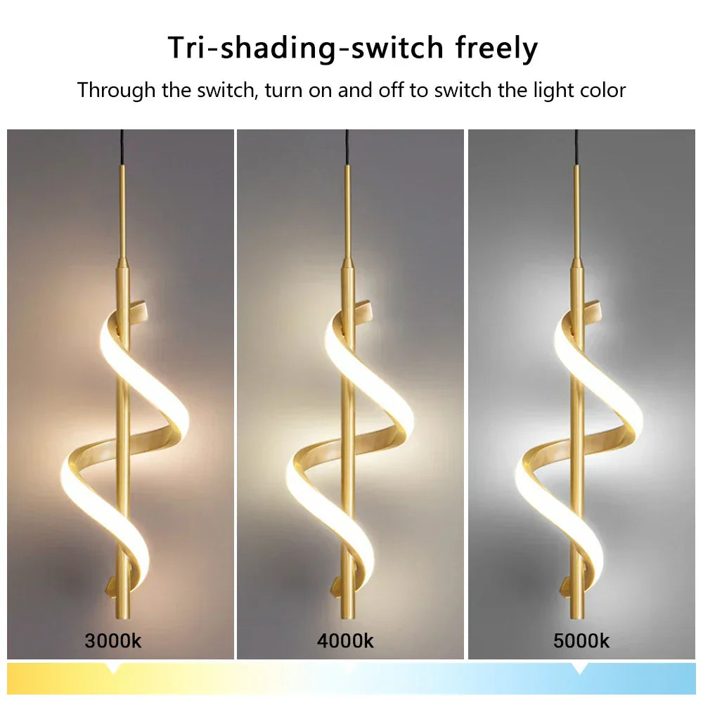DecorBites™ LED Pendant Light for Bedroom Dining Room Bedside Decorative Hanging Lamp