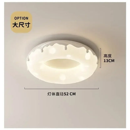 DecorBites™ Doughnut Ceiling Light - Kids Room Full Spectrum Eye Protection LED Bedroom Lamp.