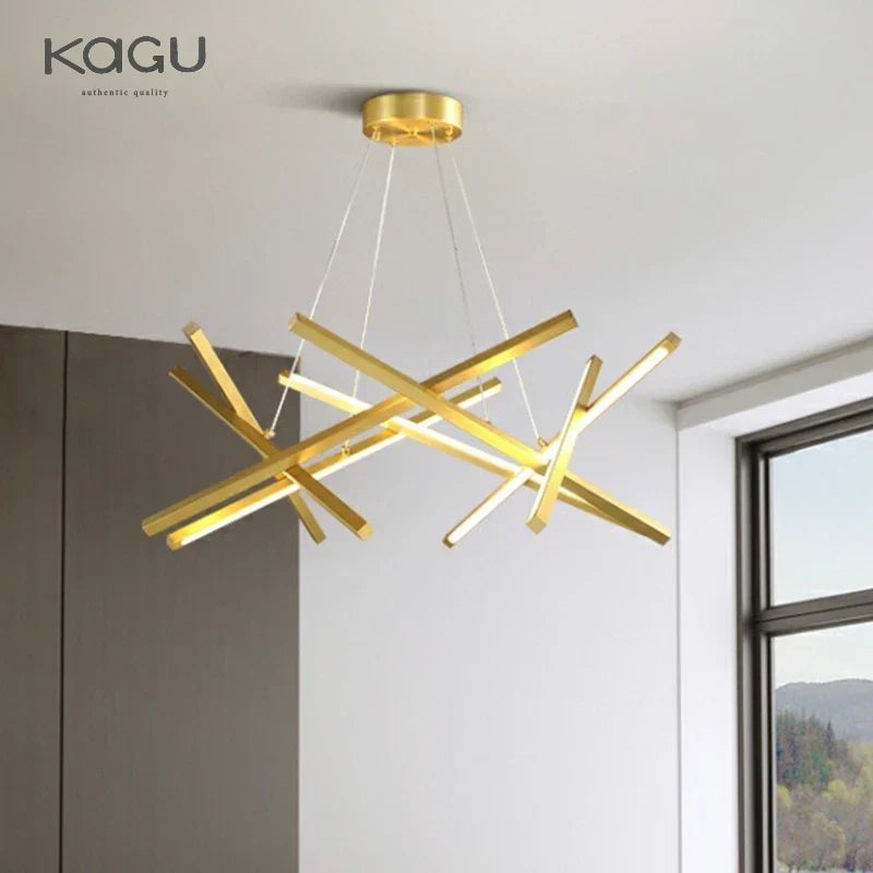 DecorBites™ LED Chandelier Remote Control Ceiling Pendant Light for Living Room, Dining Room, Bedroom