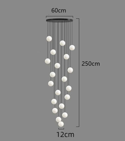 DecorBites™ LED Ceiling Lamp Chandelier: Modern Decorative Lighting for Bedroom and Dining Room