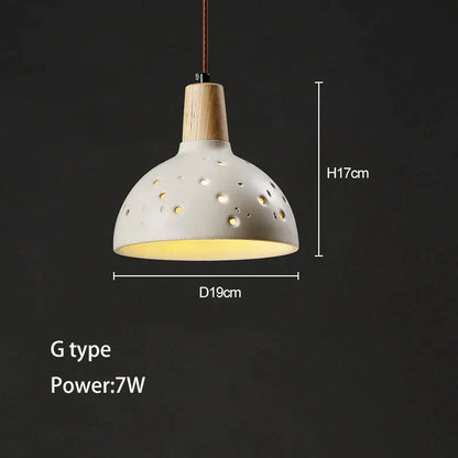 DecorBites™ Concrete Ceiling Hanging Pendant Chandelier for Bedroom, Restaurant, and Bar