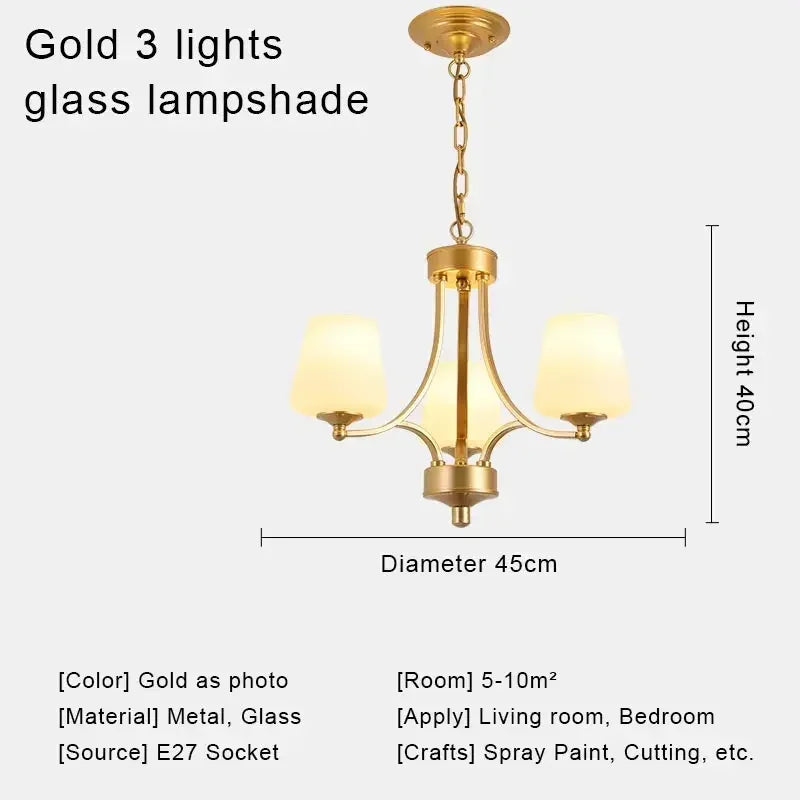 DecorBites™ Crystal Chandelier Ceiling Lights for Modern Living Spaces
