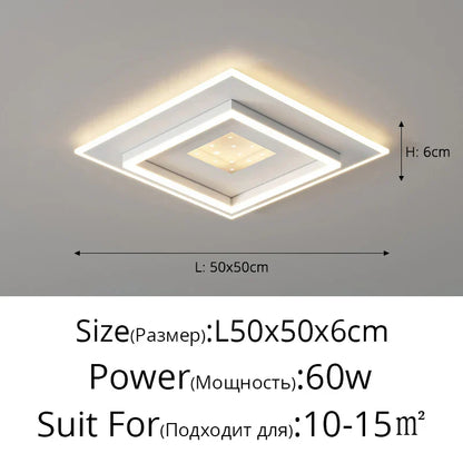DecorBites™ Living Lights LED Chandelier for Modern Indoor Lighting Décor