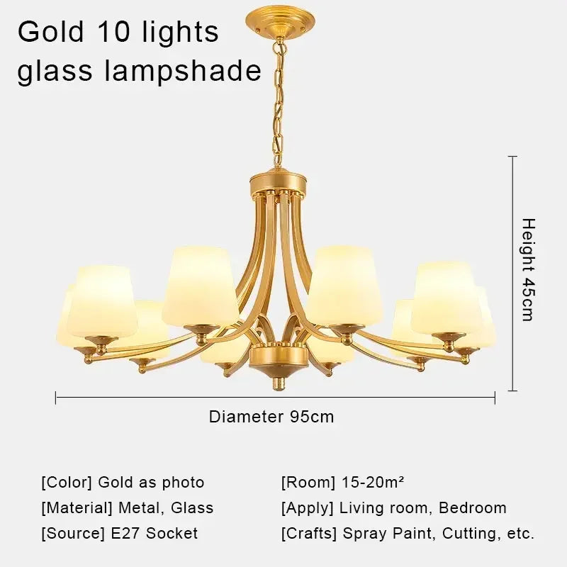 DecorBites™ Crystal Chandelier Ceiling Lights for Modern Living Spaces