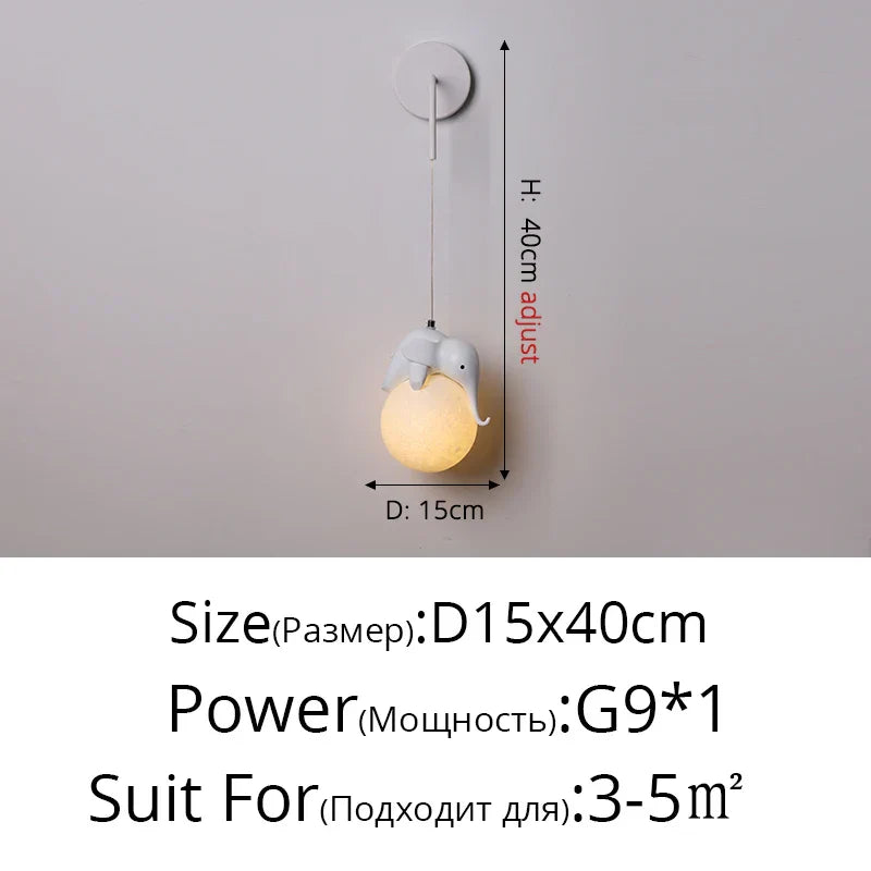 DecorBites™ Bear Bedroom Wall Lamp: Modern Chandelier for Home Decor and Indoor Lighting