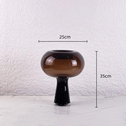 DecorBites™ Geometric Glass Vase Disc Flower Arranger Terrarium Home Decor Accessory