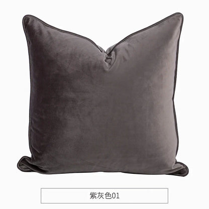 DecorBites™ Luxe Italy Velvet Pillowslip, High-Grade Cushion Case for Living Room Sofa