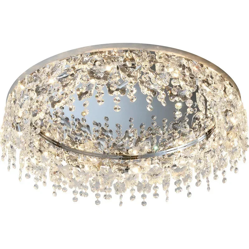 DecorBites™ Crystal LED Ceiling Chandelier for Living, Bedroom, Kitchen, Dining Room