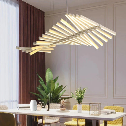 DecorBites™ LED Wave Pendant Chandeliers for Living Dining Room Restaurant