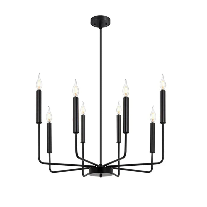 ™ Industrial Retro Chandelier Lighting for Kitchen Dining Room with 8 Heads