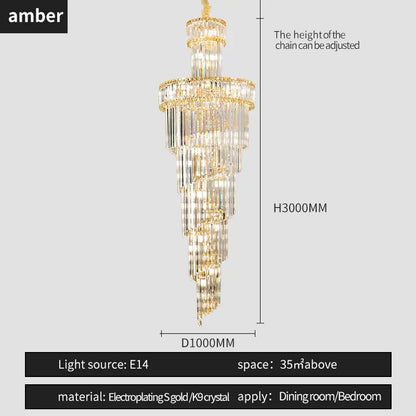 DecorBites™ Crystal Chandelier | French Simple Design for Dining Room, Living Room, and Master Bedroom