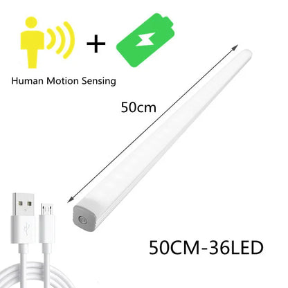DecorBites™ LED Cabinet Light Wireless Dimming Rechargeable Motion Sensor Wardrobe Night Lamp