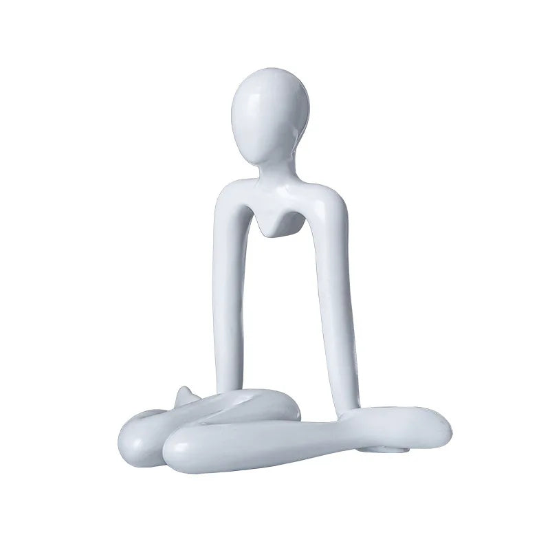 DecorBites™ Abstract Figures Ornament Sculpture for Home Office Decor
