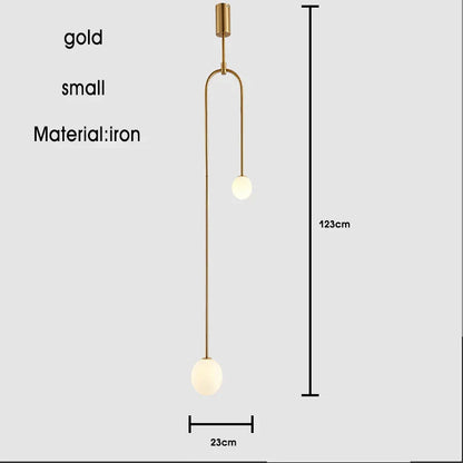 DecorBites™ Black Gold Chandelier Pendant Nordic Modern Lamp