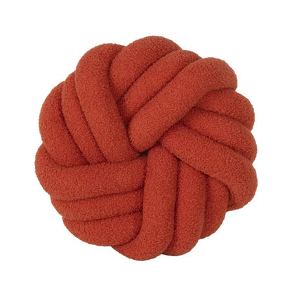 ™ Knotted Ball Grey Throw Pillow for Bed Couch Living Room