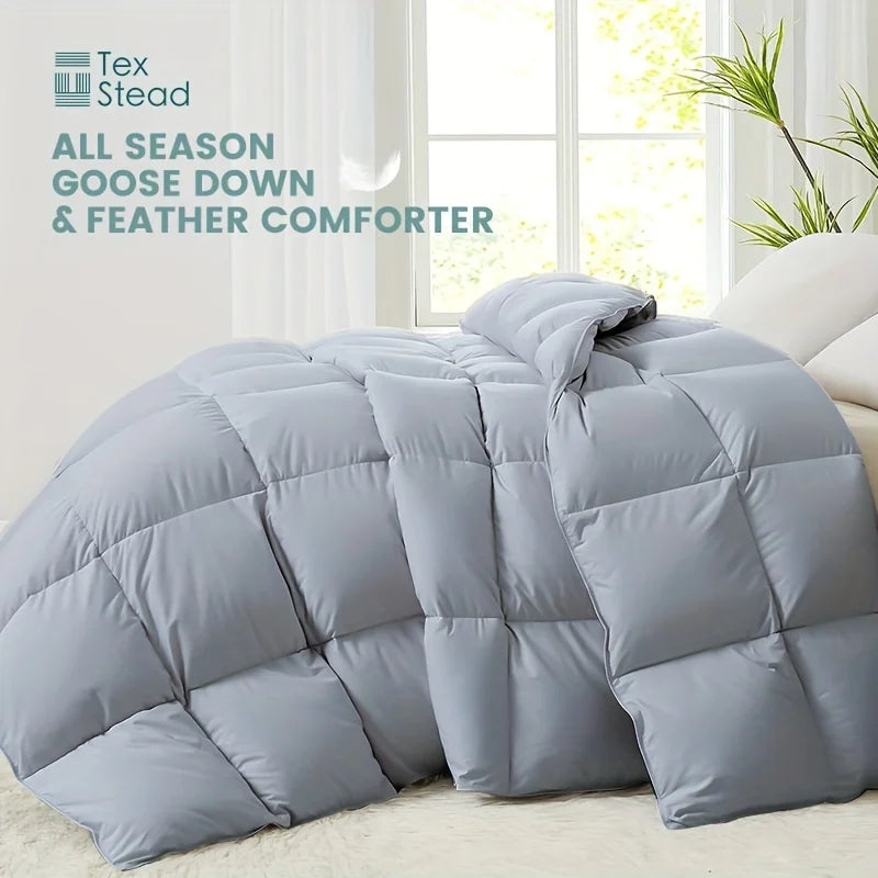 DecorBites™ All Season Lightweight Goose Down Comforter Duvet Insert - Twin/Queen/King Size