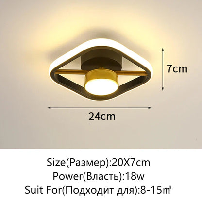 DecorBites™ LED Surface Mounted Aisle Ceiling Lights for Home Lighting