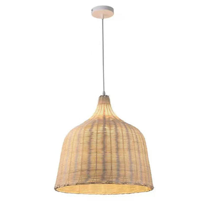 DecorBites™ Bamboo Weaving LED Pendant Lights for Home Decor and Dining Room