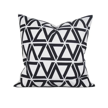 DecorBites™ Geometric Embroidered Noble Cushion Covers for Living Room Sofa
