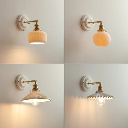 DecorBites™ Copper Arm LED Wall Sconce for Bedroom Bathroom Mirror Stair Light