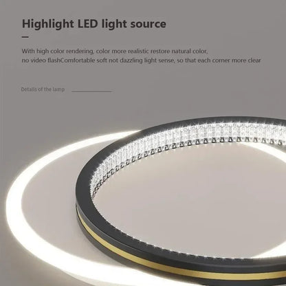 DecorBites™ Crystal Ceiling Lights: Modern LED Indoor Lighting Fixtures for Home Entrance