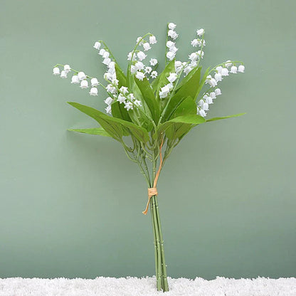 DecorBites™ Bellflower Artificial Flowers Handmade Home Wedding Decoration Bouquet