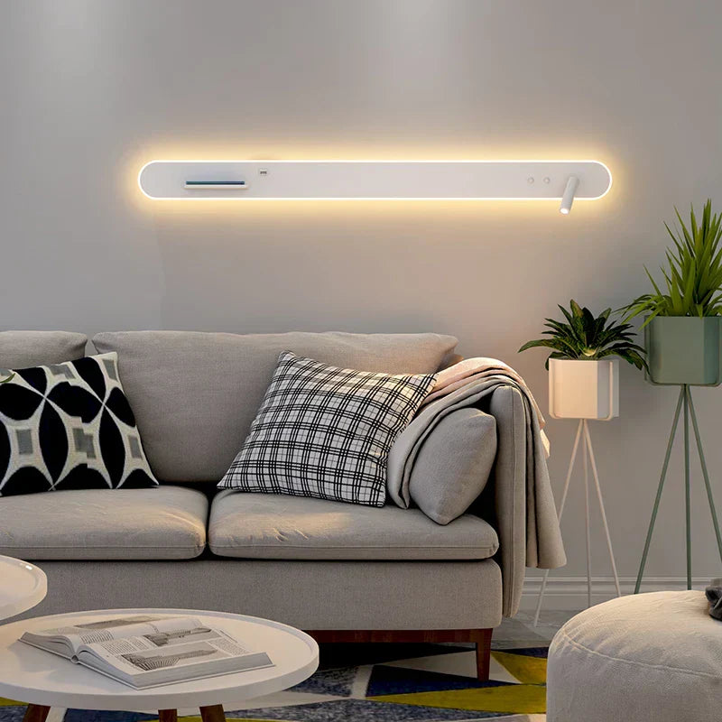 DecorBites™ Bedside Wall Lamps with Switch, USB Port, Wireless Charging for Home Bedroom