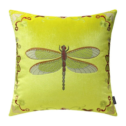 DecorBites™ Bee Embroidery Cushion Cover - Exquisite Animal Design for Sofa Decor
