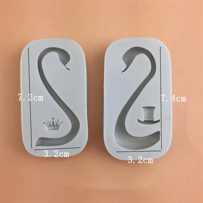 DecorBites™ 3D Wings Cake Mold Swan Neck Decoration Silicone - Kitchen Accessories