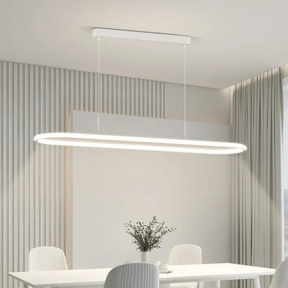DecorBites™ LED Pendant Light for Dining Table Kitchen Home Decoration Indo Lighting Lustre White Black Fixture Hanging Lamp