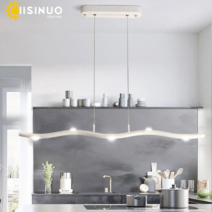 DecorBites™ LED Wave Pendant Light for Office Dining Living Room Decor