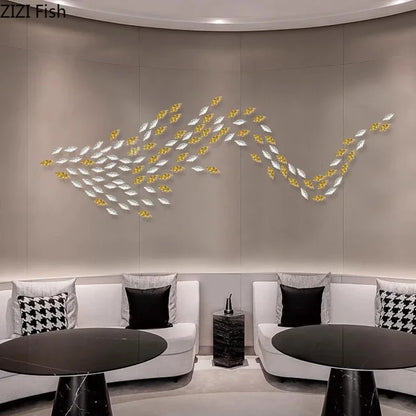 DecorBites™ Ginkgo Leaves Wall Decor - Stereoscopic Living Room Ornaments