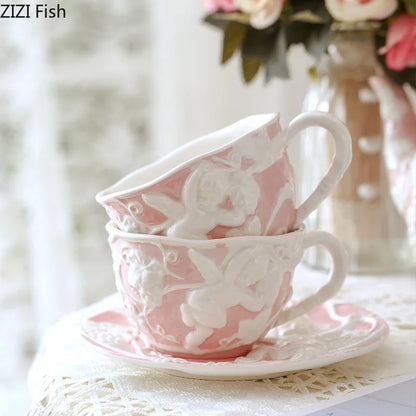 DecorBites™ Angel Figures Ceramic Dining Set&Mug Collection