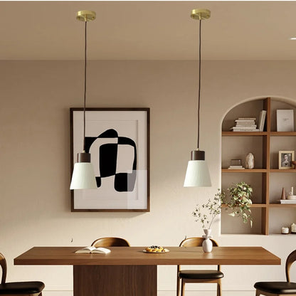 DecorBites™ Ceramic LED Pendant Light Fixture for Home Decor Minimalism Hanging Lamp