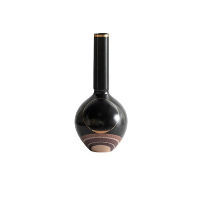 DecorBites™ Golden Tray Vase Candlestick Set - Elegant Home Decor & Flower Arrangement Accessories