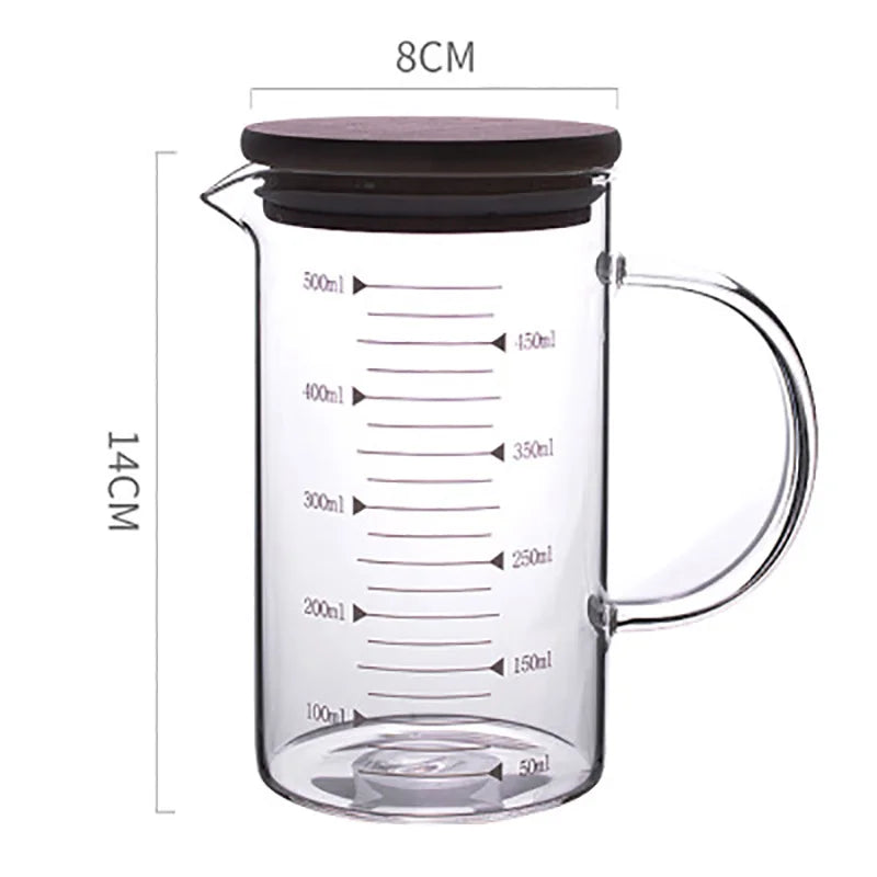 ™ Heat-Resistant Glass Beaker Mug with Thickened Scale - 2022