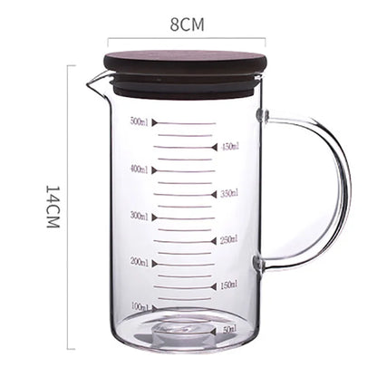 ™ Heat-Resistant Glass Beaker Mug with Thickened Scale - 2022