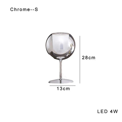 DecorBites™ Glass Gold Table Lamp: Luxury Designer Desk Light for Elegant Living Spaces