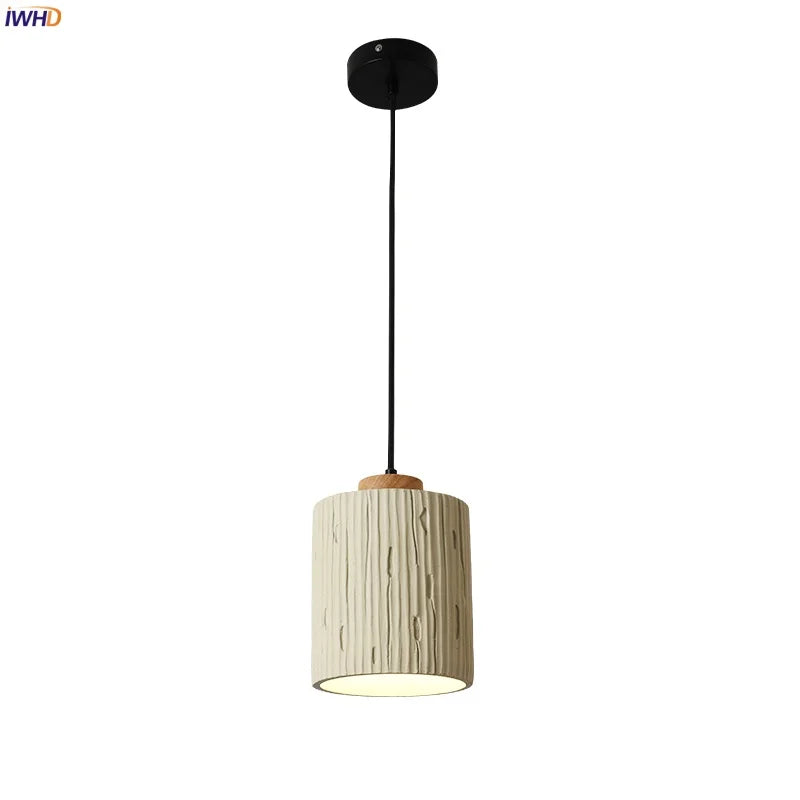 DecorBites™ Columnar Micro Cement LED Hanging Lamps | Home Decor Pendant Light
