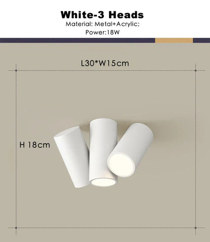 DecorBites™ 22W Dimmable Square LED Ceiling Spot Light for Indoor Lighting