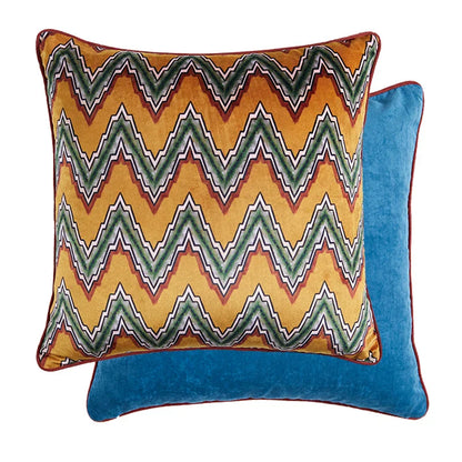 DecorBites™ Cat Print Velvet Cushion Cover