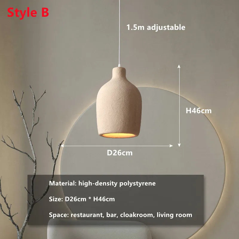DecorBites™ Cement LED Chandelier Light for Home Decor and Bar Designer Bedroom