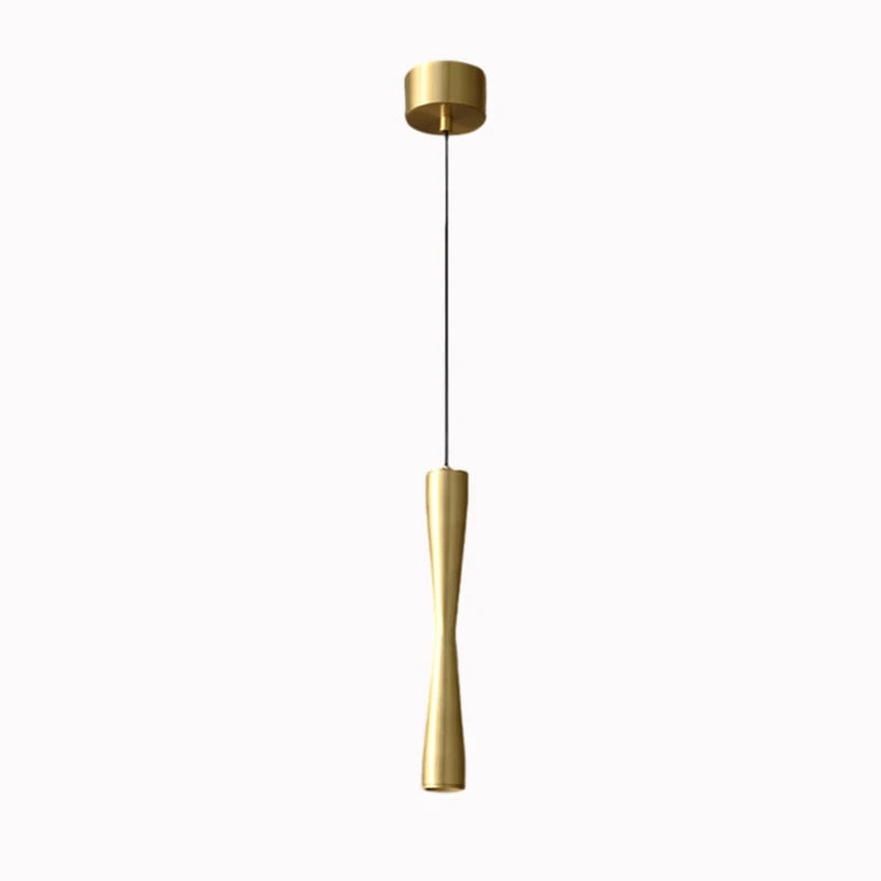 DecorBites™ Copper Black Gold LED Pendant Light with Adjustable Cord - 3 Changeable Options