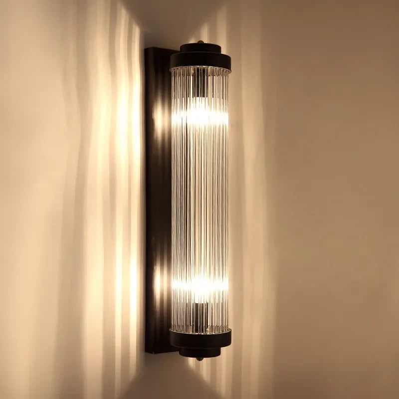 DecorBites™ Crystal Wall Lights: Modern Minimalist LED Wall Sconce for Home, Living Room, Bedroom