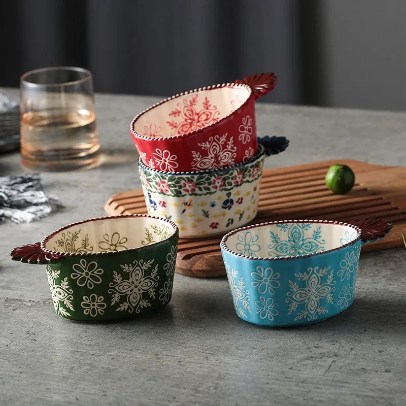 ™ Japanese Style Hand-painted Seasoning Dishes & Soy Sauce Bowls