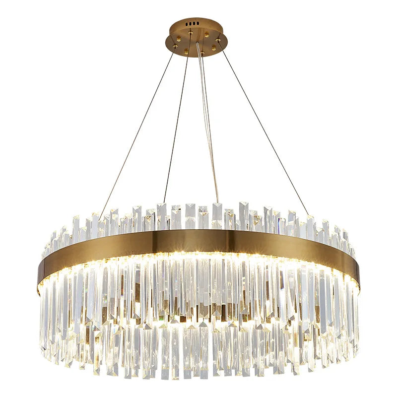 DecorBites™ Crystal Ceiling Pendant Light for Living Dining Room Chandelier Home Decor