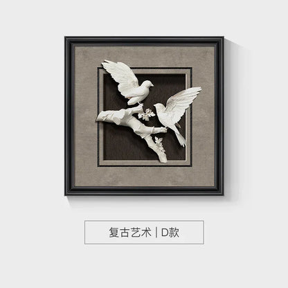 DecorBites™ Animal Wall Decor Frame Set Art Painting Poster Room Aesthetic Decoration