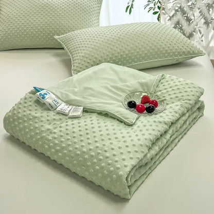 DecorBites™ Cooling Massage Blanket for Home Double Single Bed Comforter