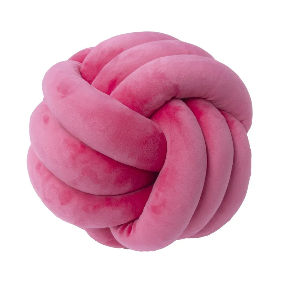 DecorBites™ Knot Ball Short Plush Throw Pillow for Home Décor and Comfort